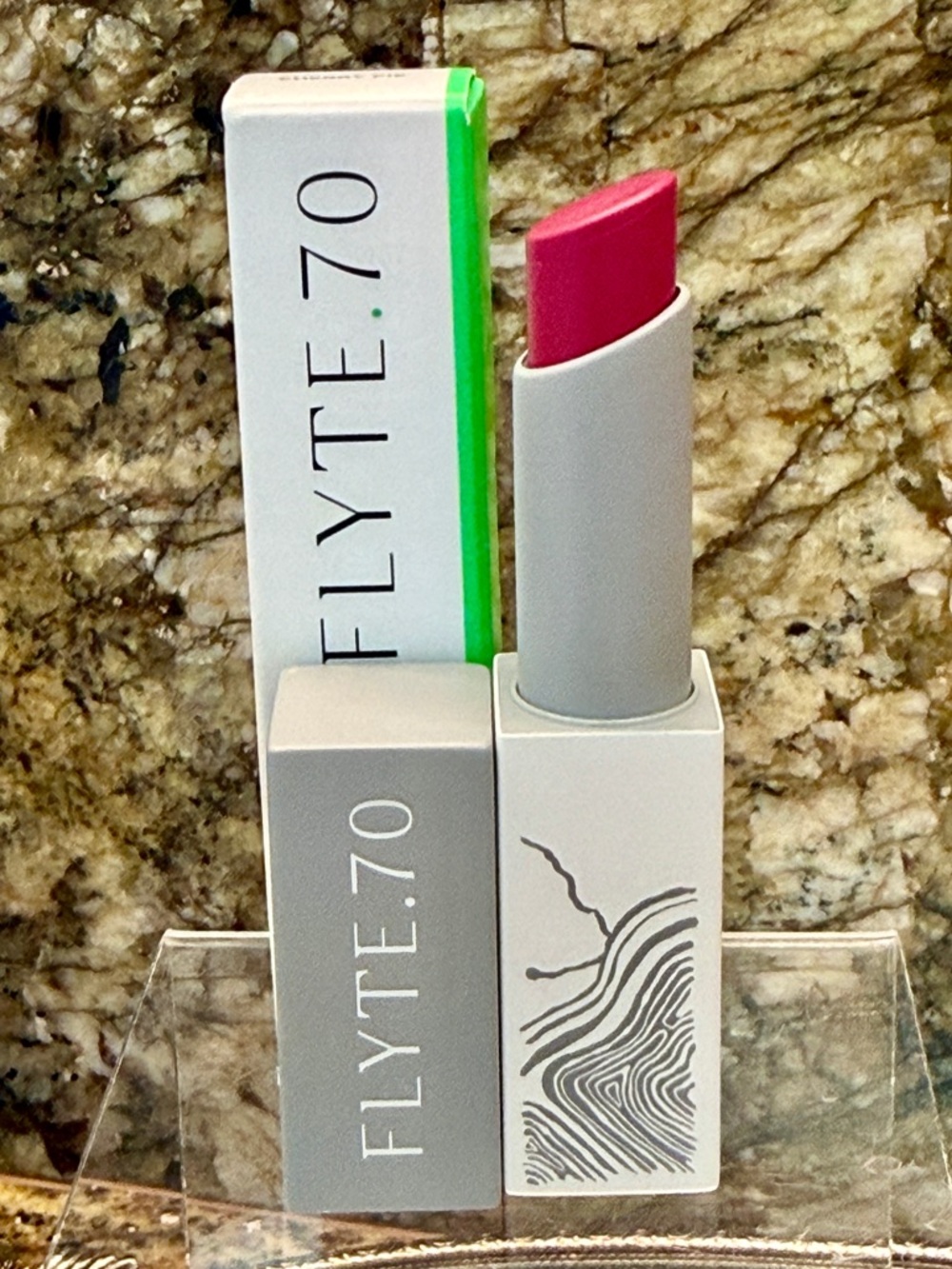 FLYTE 70 B+B LipBlot Cherry Pie Sheer Matte Lipstick Blurred Vintage Look